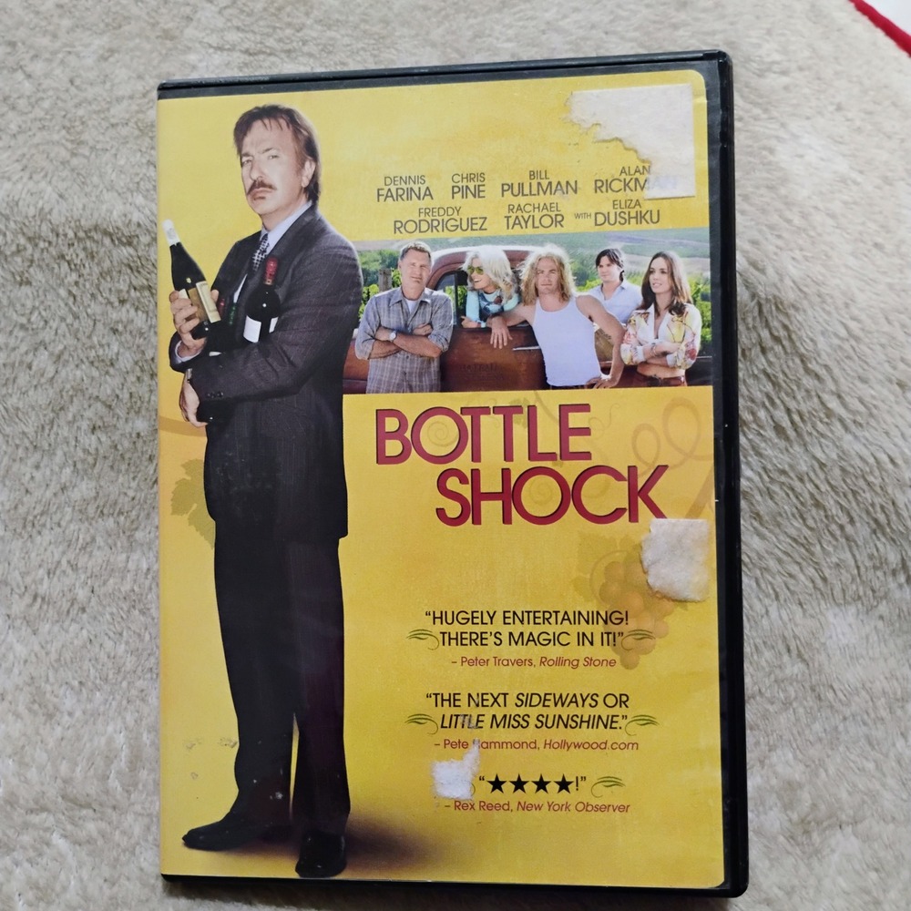 Bottle Shock DVD Alan Rickman Chris Pine Napa Valley Wine Comedy Drama Wide